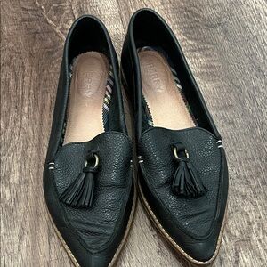 Sperry Black Tassel Loafers